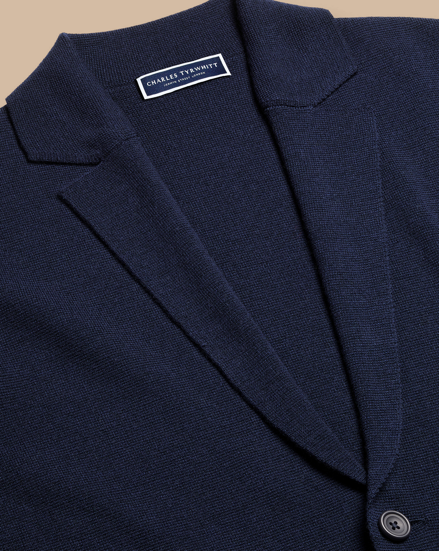 Charles Tyrwhitt Merino Merino Blazer In Blue