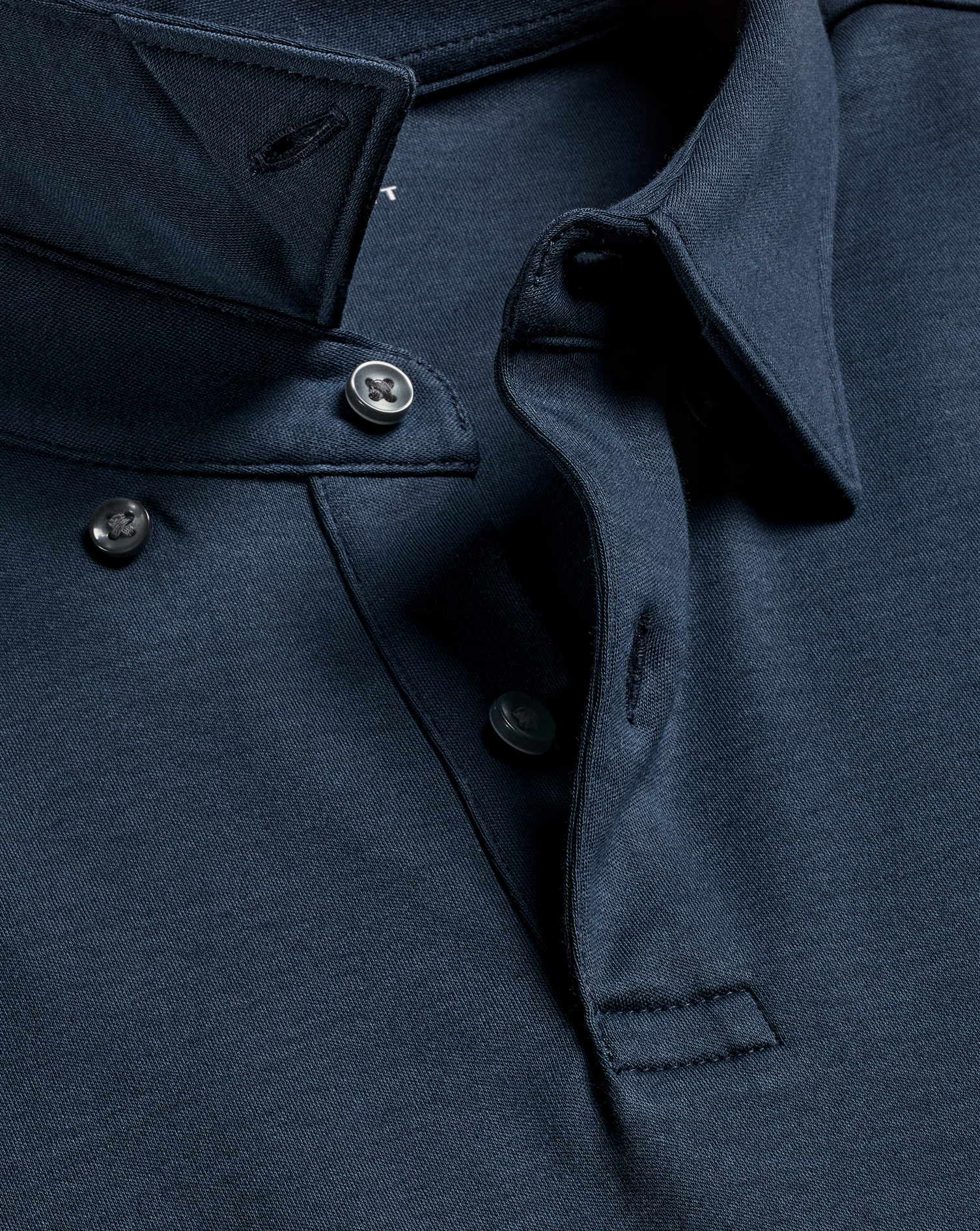 Charles Tyrwhitt Men's  Smart Jersey Polo Shirt In Blue