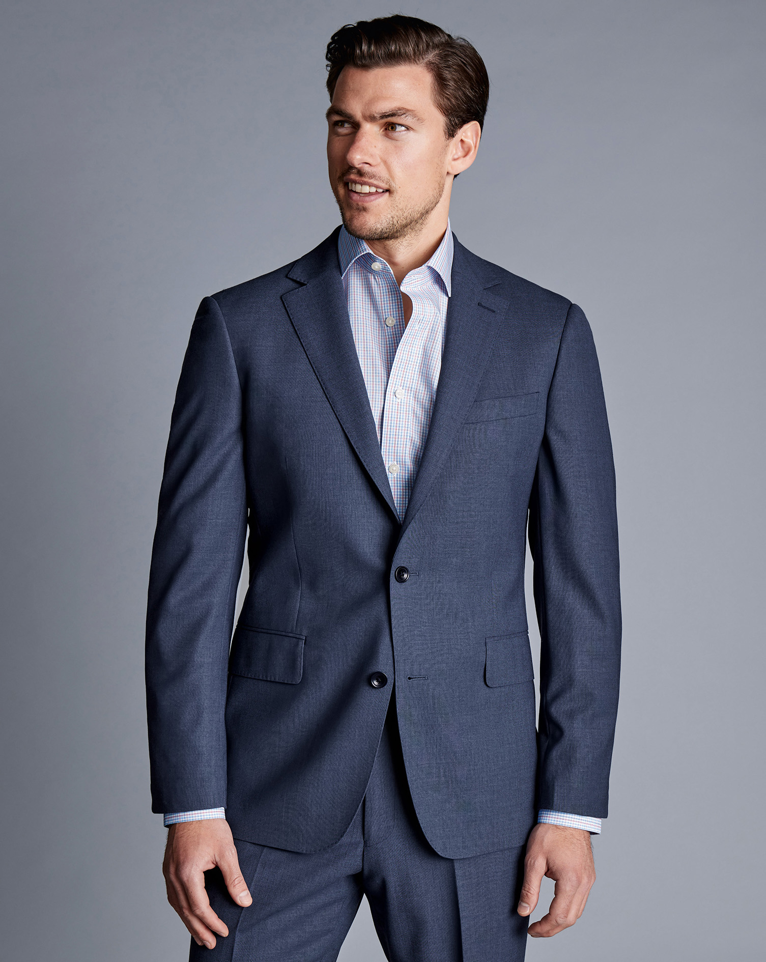 Charles Tyrwhitt Men's  Ultimate Performance Suit Na Jacket In Blue