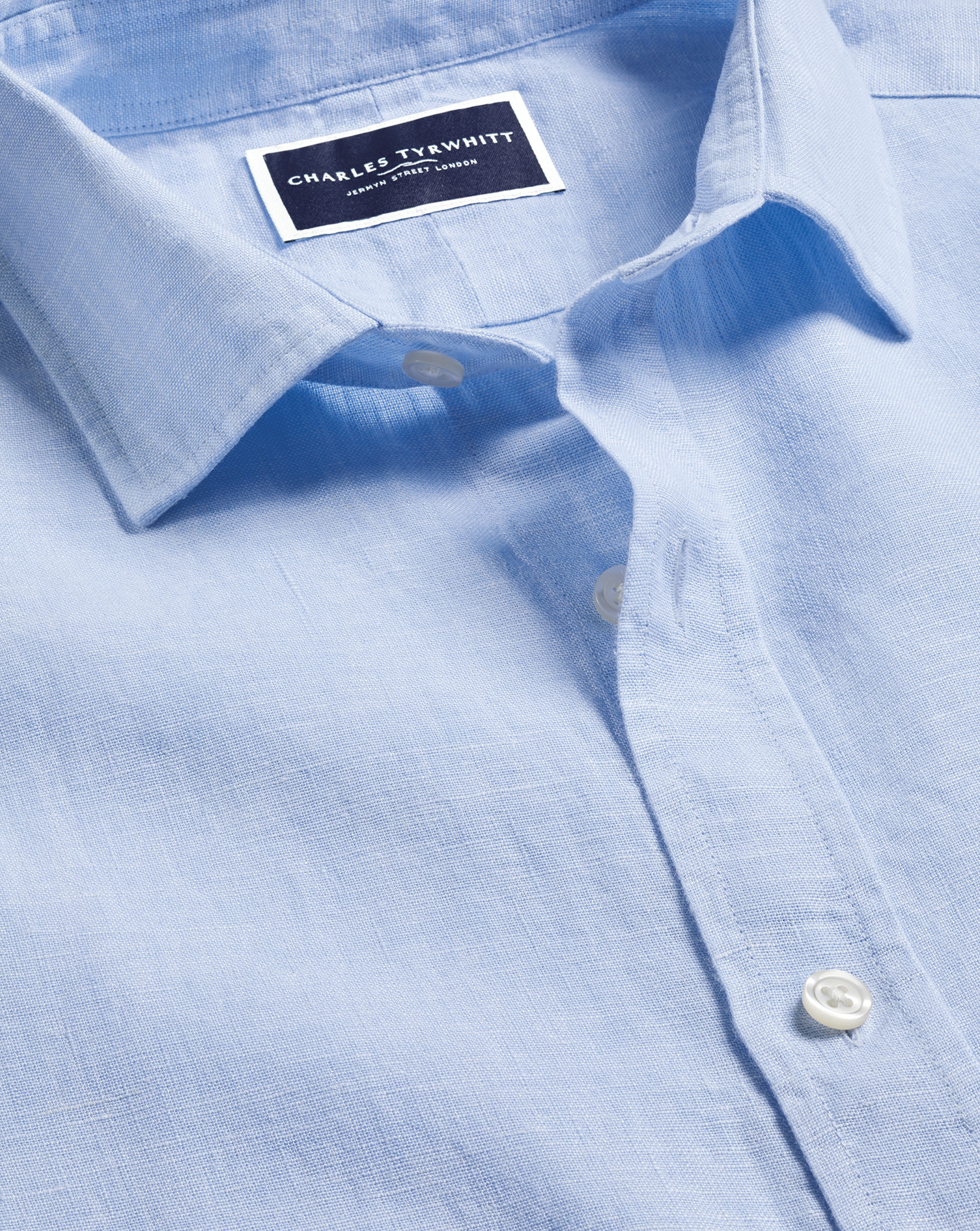 Charles Tyrwhitt Men's  Pure Casual Shirt In Blue