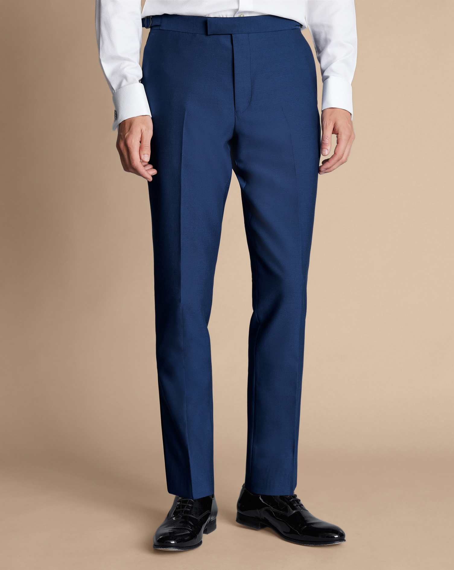 Men's Charles Tyrwhitt Dinner Suit Trousers - Royal Blue Size 34/32 Wool
