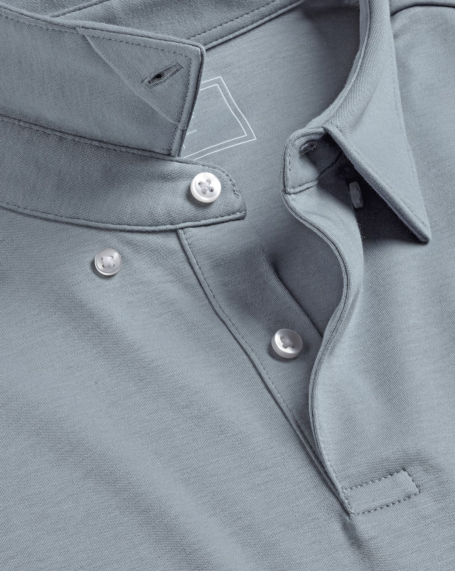 Charles Tyrwhitt Men's  Smart Jersey Polo Shirt In Grey