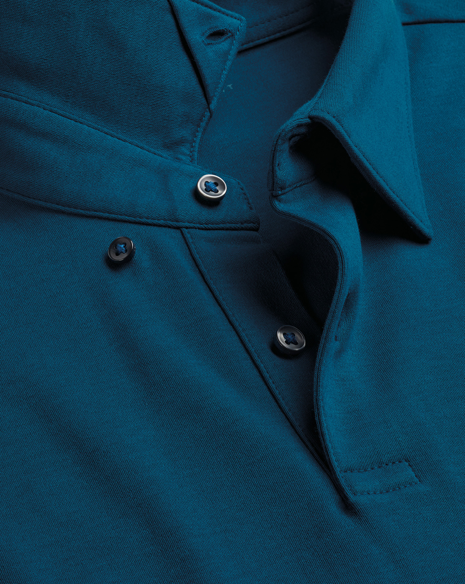 Charles Tyrwhitt Men's  Smart Jersey Polo Shirt In Blue