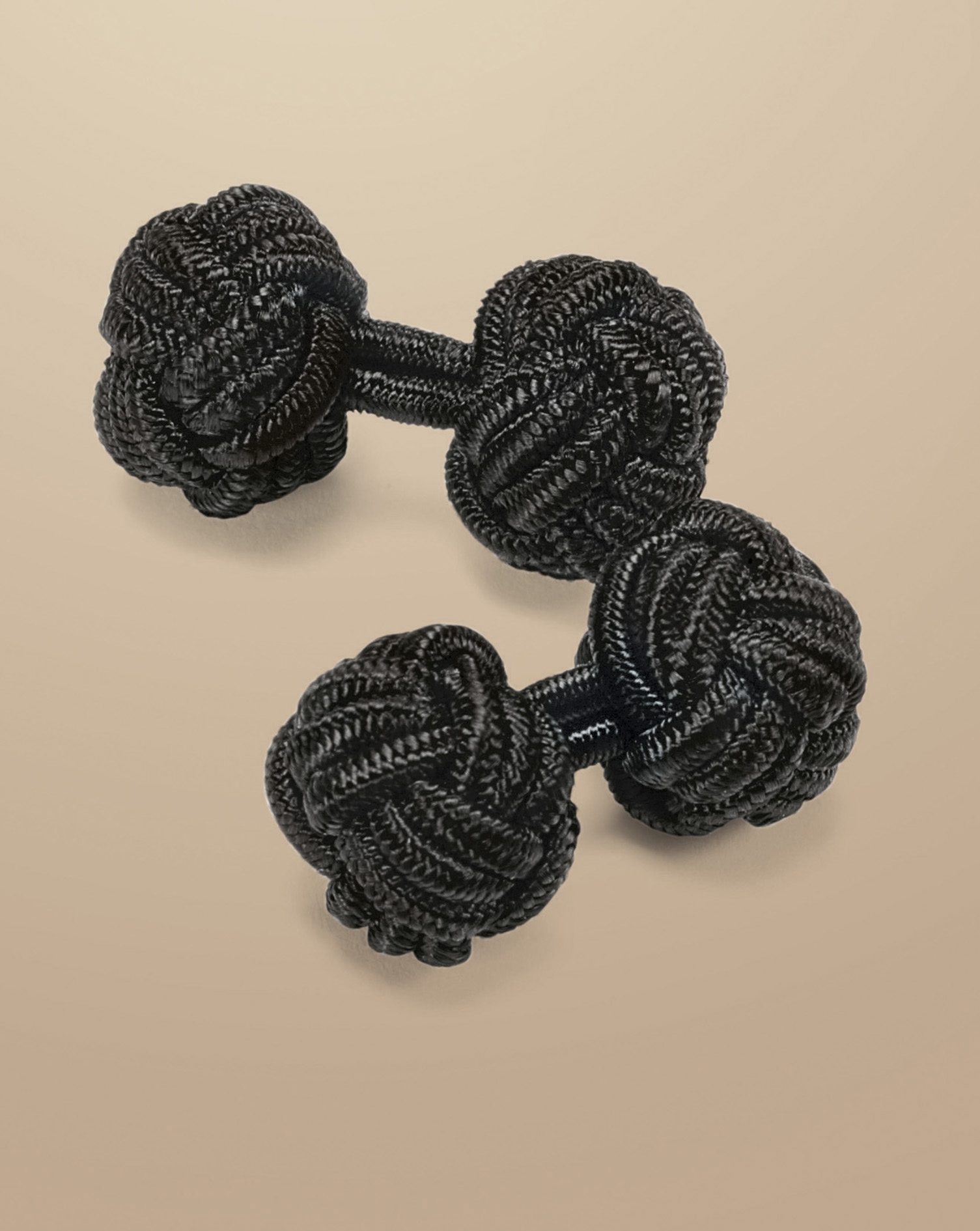 Men's Charles Tyrwhitt Knot Cufflinks - Black
