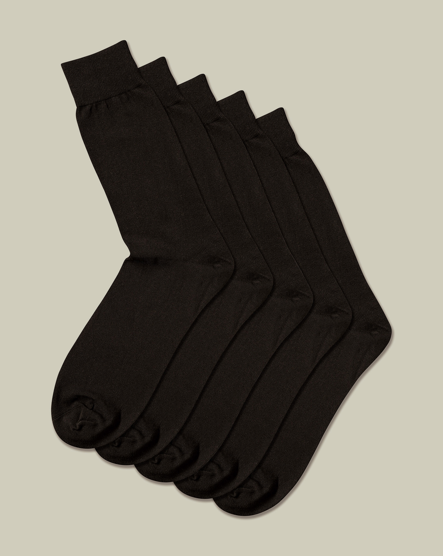 Charles Tyrwhitt 5er-Pack Socken - Schwarz