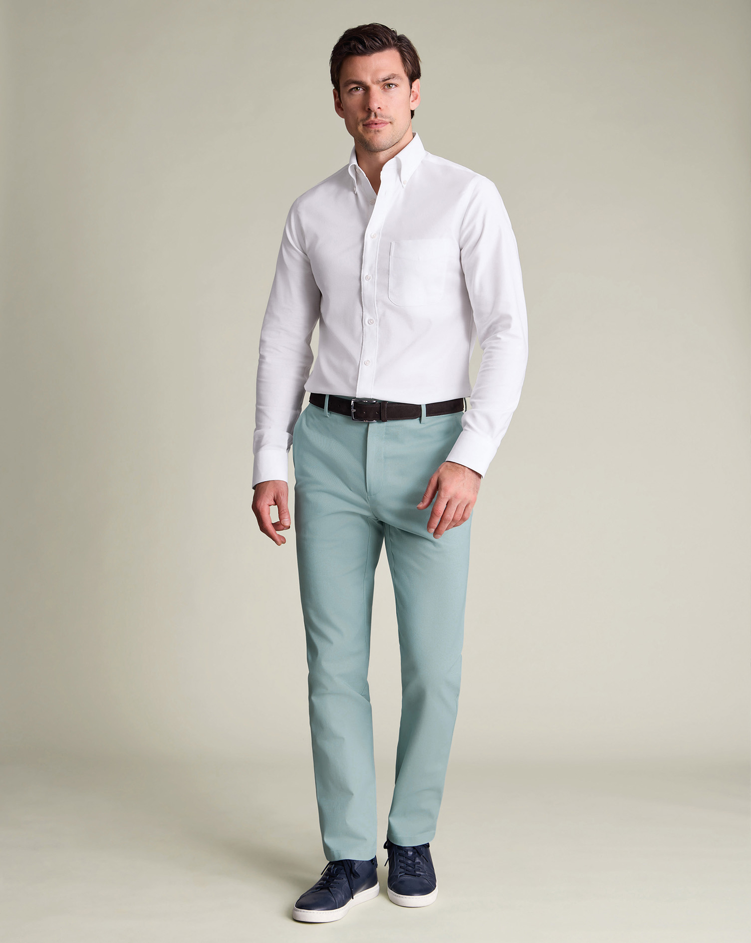 Ultimate Non-Iron Chinos - Teal