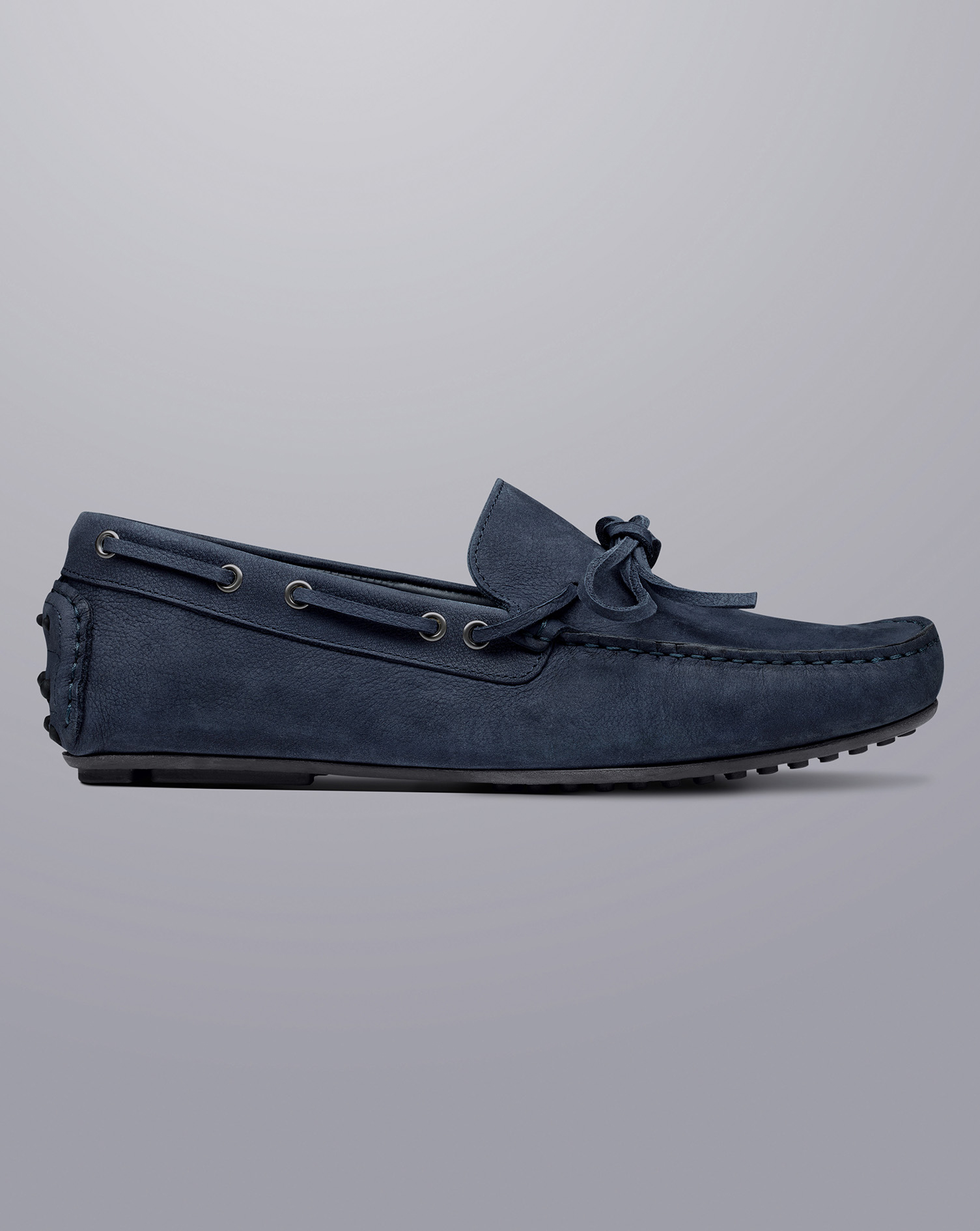 Men's Charles Tyrwhitt Driving Loafers - Navy Blue Size 11 Nubuck
