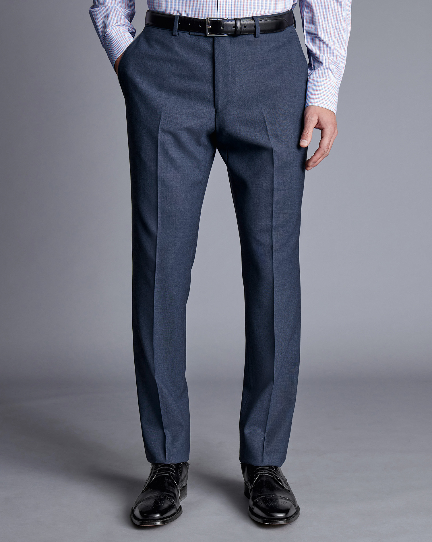 Charles Tyrwhitt Men's  Ultimate Performance Suit Trousers In Blue