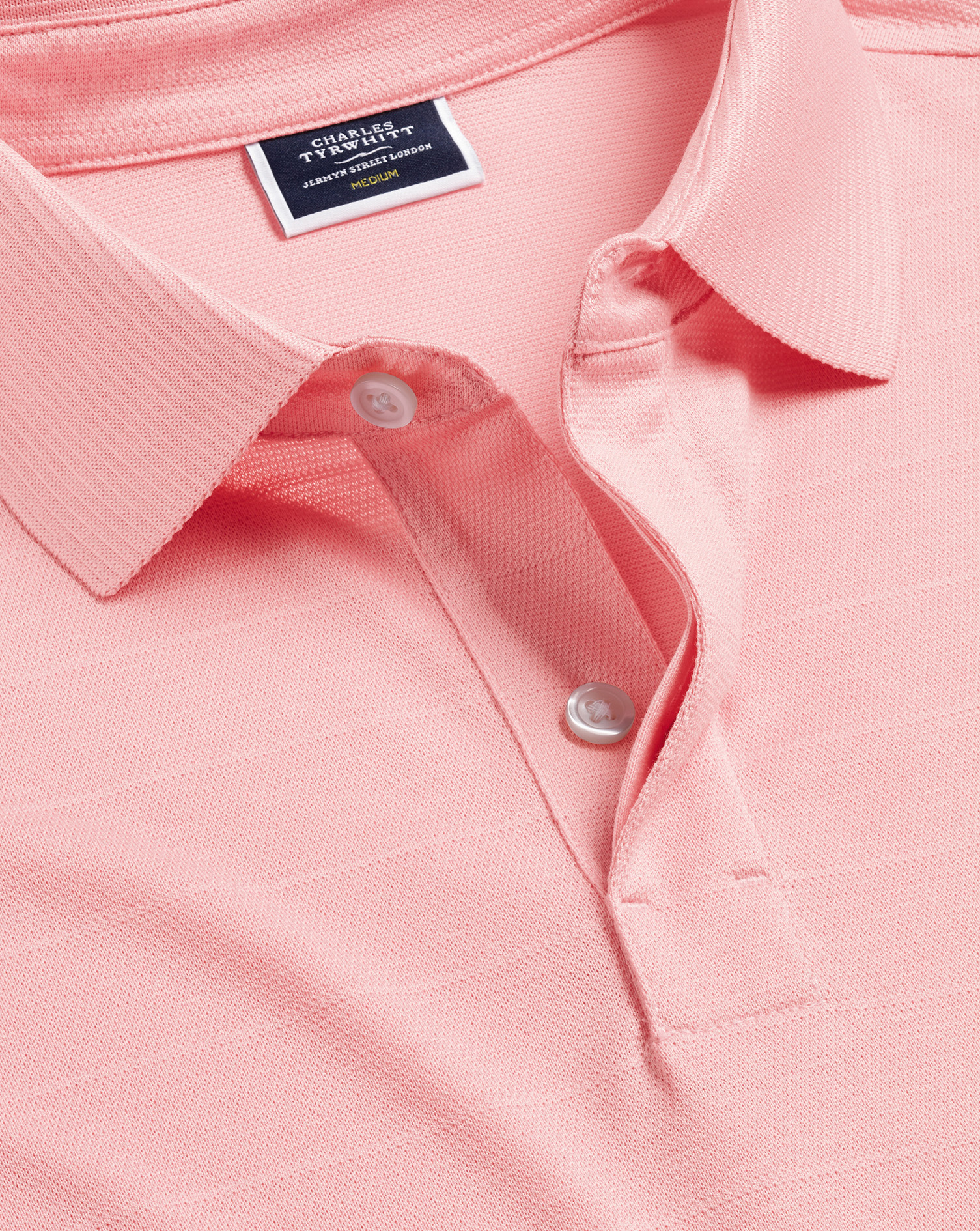 Charles Tyrwhitt Men's  Cool Polo Shirt In Pink